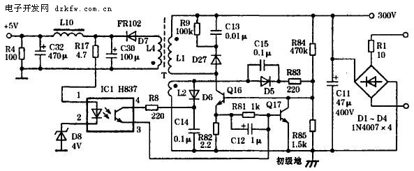 RCC开关电源电路