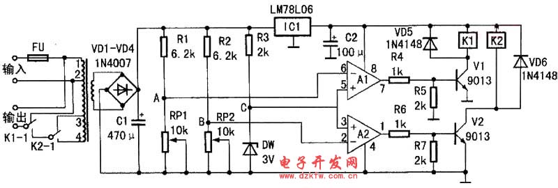 自制自动交流稳压器AC power supply