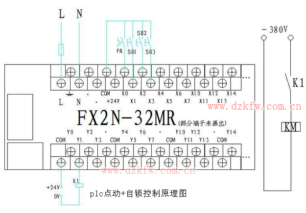 三菱PLC学习——点动+自锁控制的PLC程序 - 白鹰 - 电气技术中心