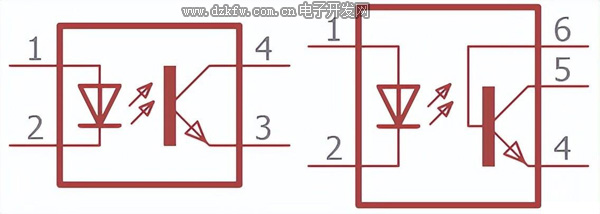 基于晶体管的光耦合器用于直流电路相关的隔离