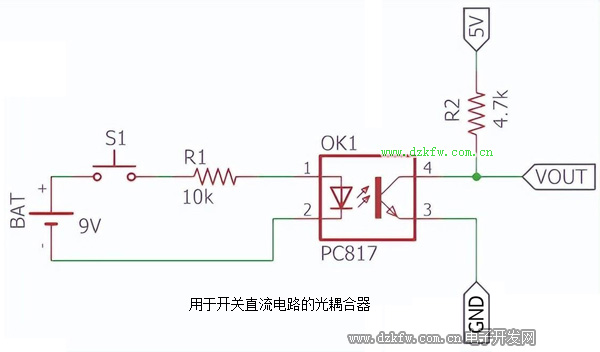 用于开关直流电路的光耦合器