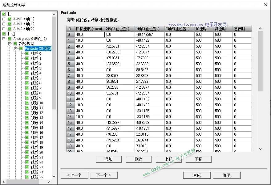 STEP7中对轴组进行路径规划