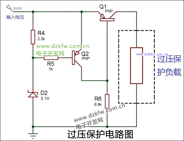 过压保护电路图
