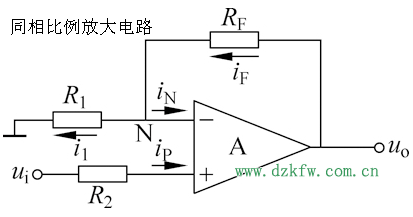 同相比例放大电路