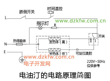 电油汀的电路原理图